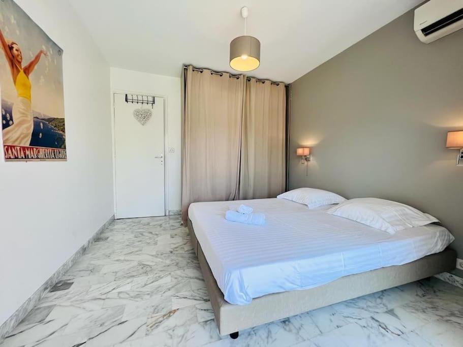 Le Pinede - Apt 4 Prs- Parking - Clim - 500M Plages Antibes Kültér fotó
